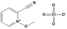 Pyridinium, 2-cyano-1-methoxy-, perchlorate